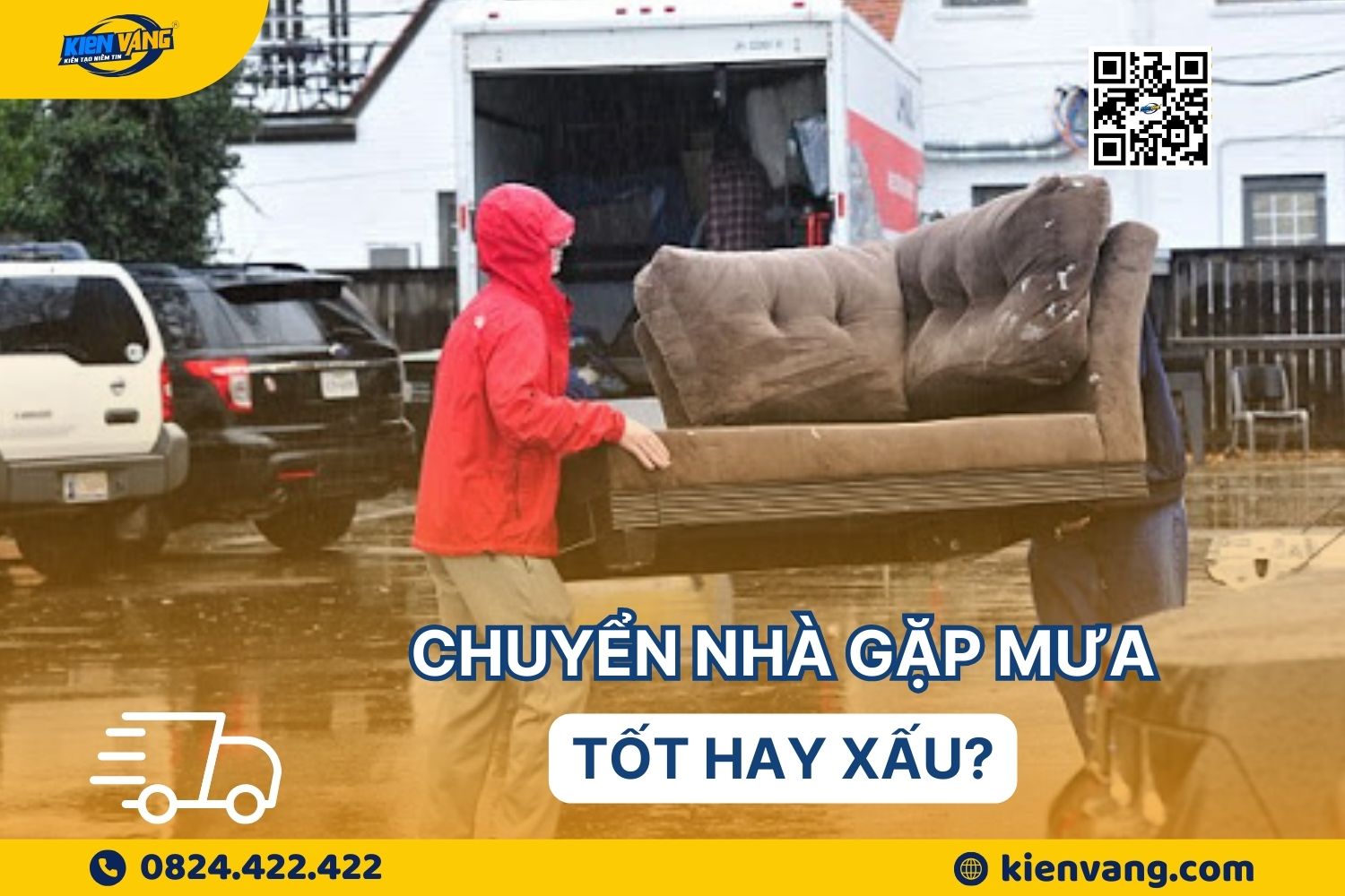 Chuyển nhà gặp mưa tốt hay xấu? Cần làm gì nếu chuyển nhà gặp mưa ?