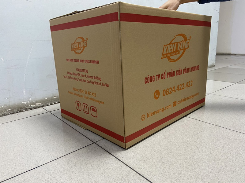 Thùng carton - Cách đóng gói đồ đạc dễ vỡ tiêu chuẩn của Kiến Vàng