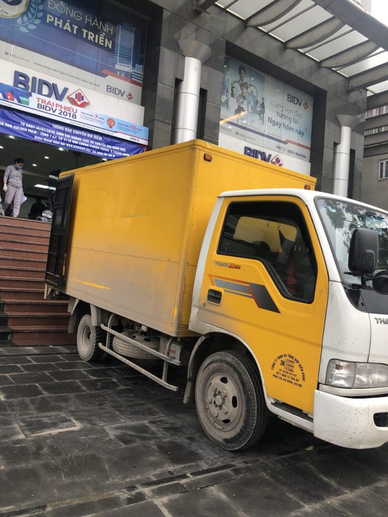 Dự án chuyển văn phòng ngân hàng BIDV của Kiến Vàng