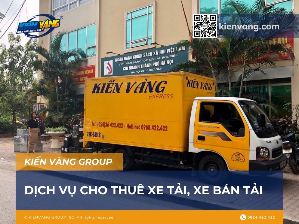 Dịch vụ cho thuê xe tải Kiến Vàng