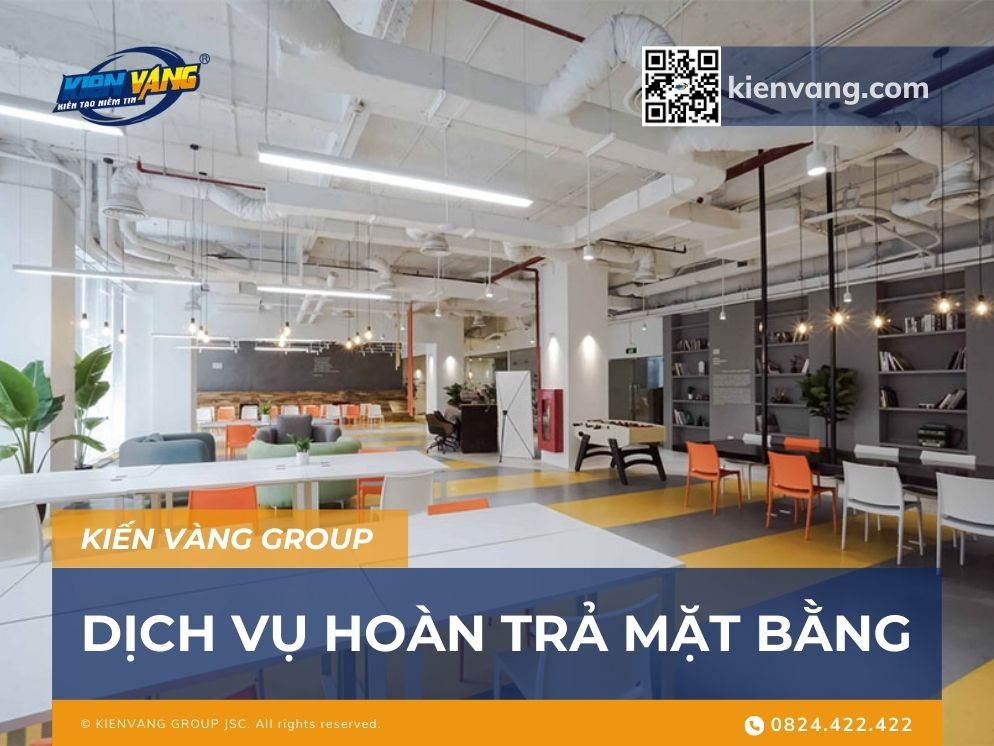 Dịch vụ tháo dỡ hoàn trả mặt bằng Kiến Vàng