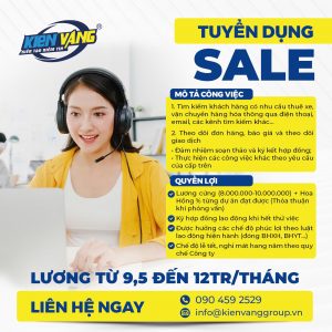 Tuyen dung sale