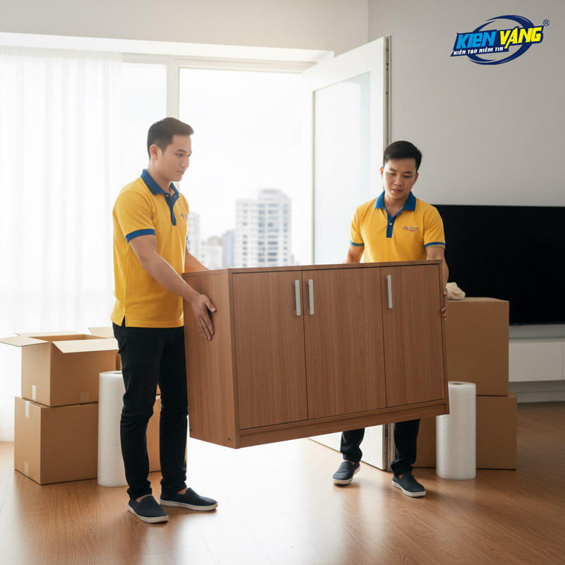 Tháo lắp và vận chuyển tủ bếp cũng cần có chuyên môn