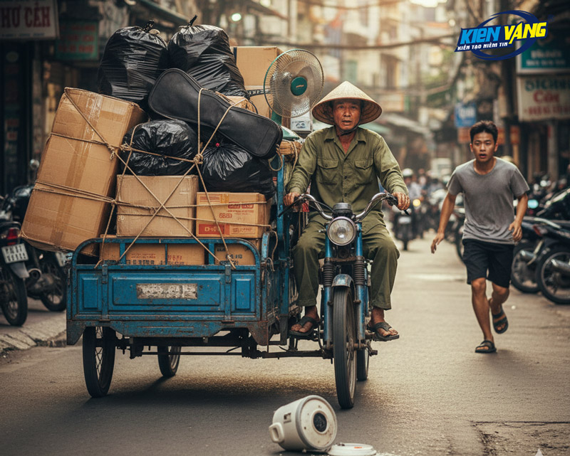 Chuyển nhà giá rẻ thường gặp phải rủi ro hư hỏng, mất mát tài sản