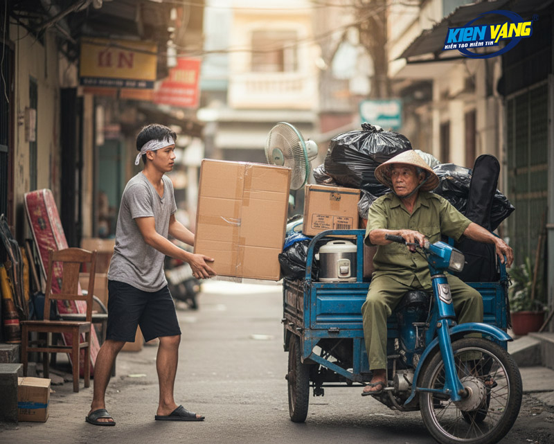 Dịch vụ chuyển nhà giá rẻ phù hợp với sinh viên và người lao động phổ thông