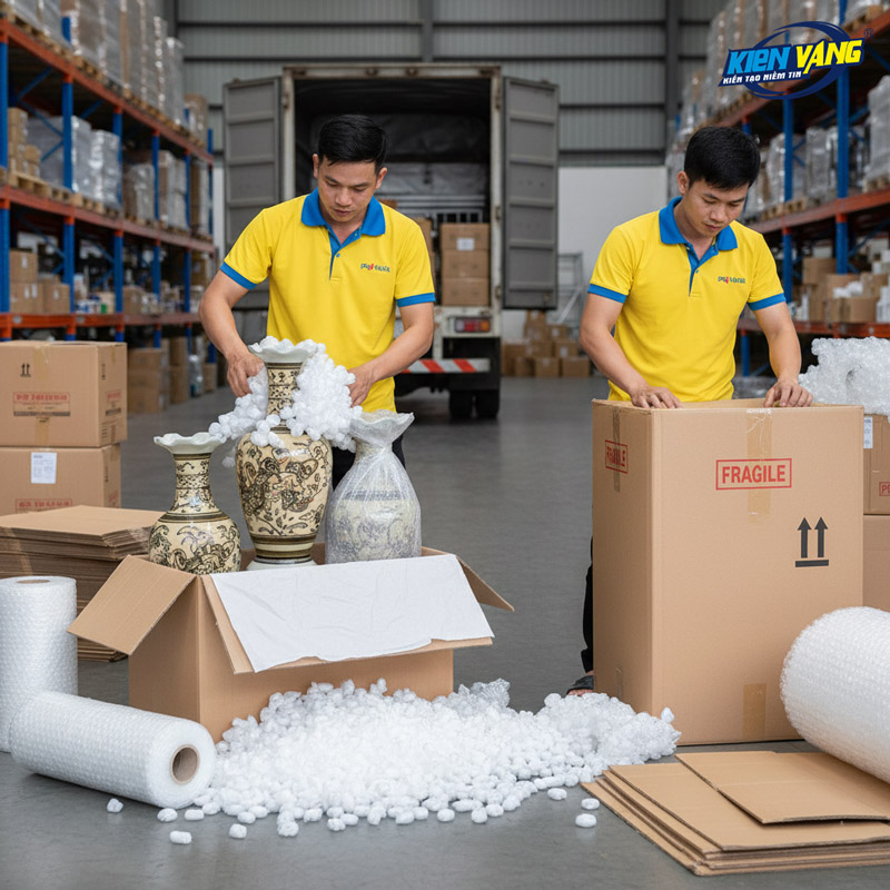 Hàng hóa giá trị cao cần được đóng gói chuyên dụng
