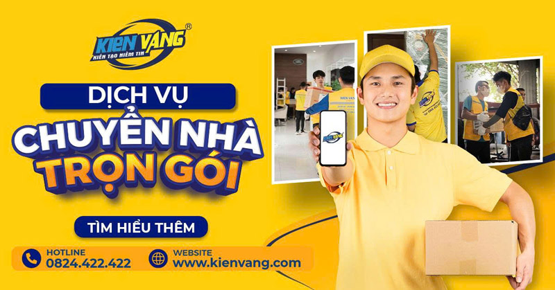Kiến Vàng cung cấp dịch vụ chuyển nhà trọn gói chuyên nghiệp