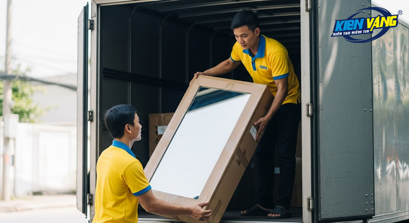Kiến Vàng cung cấp dịch vụ vận chuyển gương kính chuyên nghiệp
