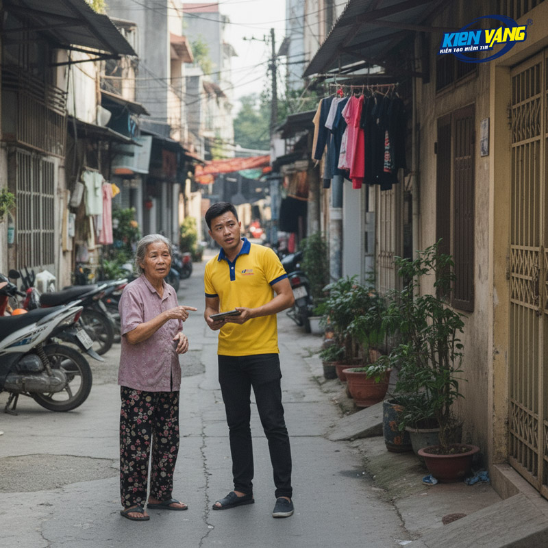 Nhân viên Kiến Vàng sẽ tới tận nơi khảo sát và lập phương án chuyển nhà tối ưu nhất
