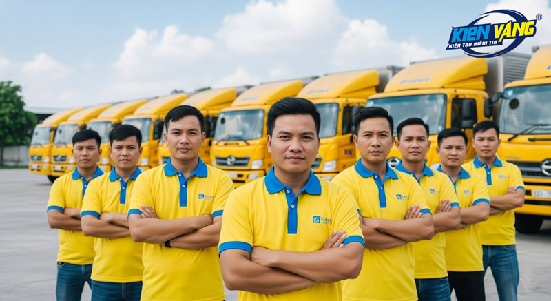 Vận Chuyển Kiến Vàng sở hữu đội ngũ nhân viên lành nghề, trang thiết bị hiện đại