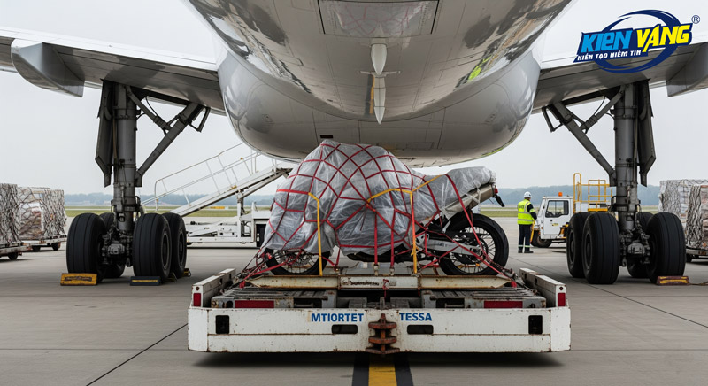 Vận chuyển xe máy bằng đường hàng không có chi phí rất cao