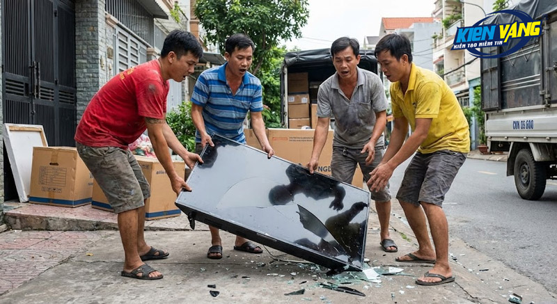 Các dịch vụ chuyển nhà lừa đảo có thể gây hậu quả mất mát hư hỏng tài sản