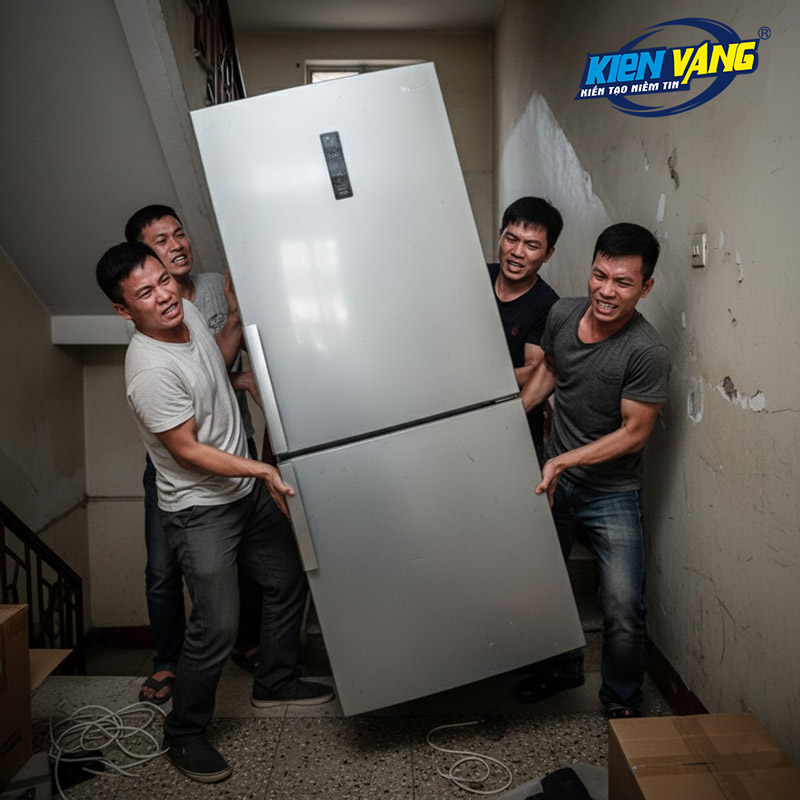 Nên thuê xe tải kèm dịch vụ bốc xếp khi bạn phải chuyển nhiều đồ nặng