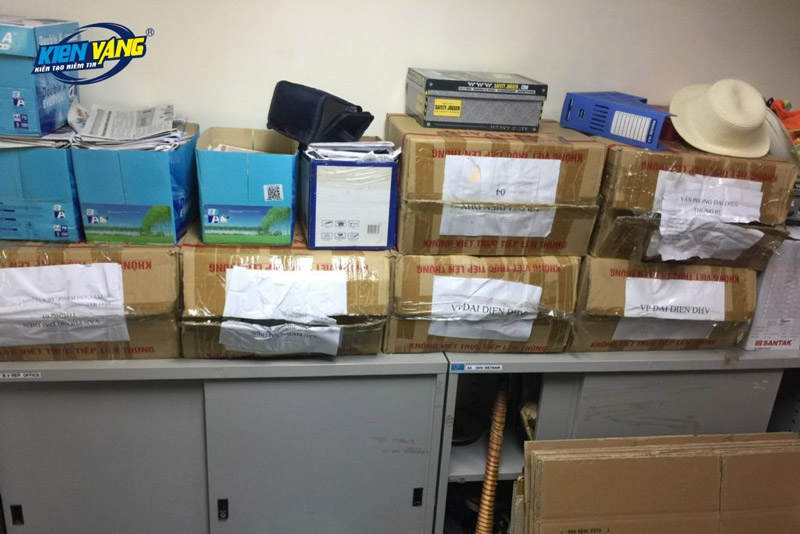 Đóng gói hồ sơ tài liệu cần được phân loại rõ ràng