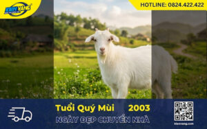 Ngày đẹp chuyển nhà tuổi Quý Mùi 2003
