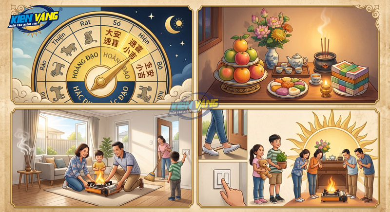 3 bước làm lễ nhập trạch trong ngày nguyệt kỵ