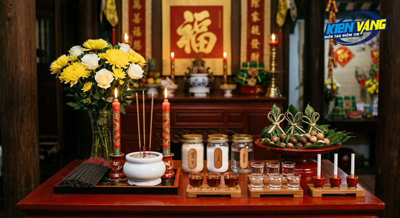 Các lễ vật cơ bản cần chuẩn bị cho mâm cúng nhập trạch chung cư
