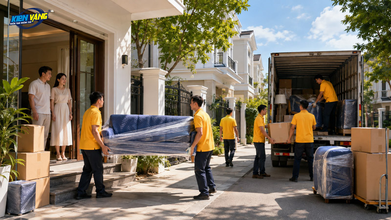 Nên chuyển nhà trước 15 giờ khi trời còn sáng