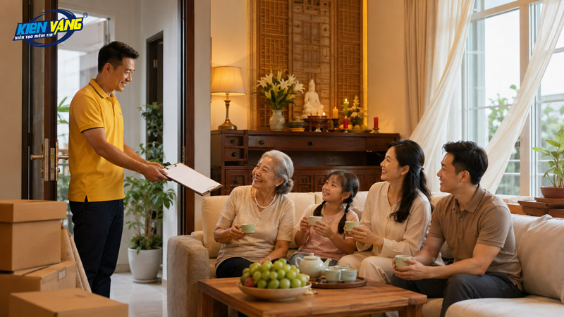Đội ngũ nhân viên Kiến Vàng hòa nhã, lễ phép