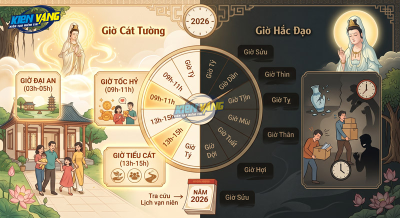 Khung giờ tốt và xấu khi chuyển nhà ngày vía Quan Âm