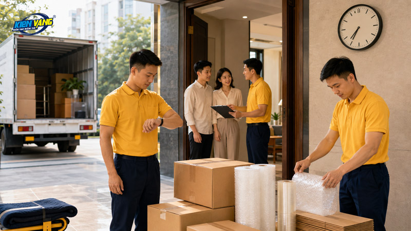 Kiến Vàng bảo đảm giờ hoàng đạo chuyển nhà cho bạn