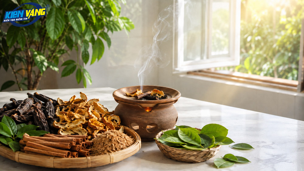 Thảo mộc làm sạch không khí khi đốt