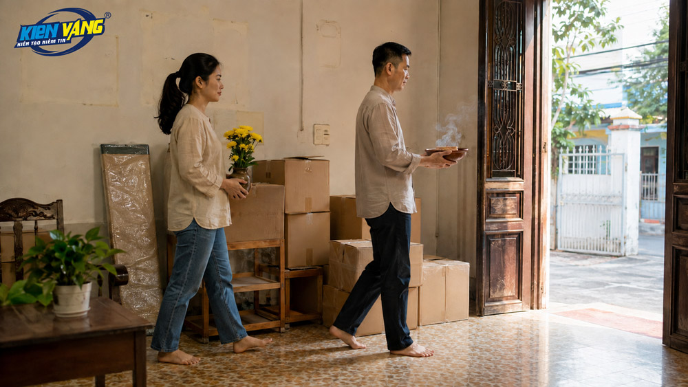 Đốt phong long tại nhà cũ trước khi đi