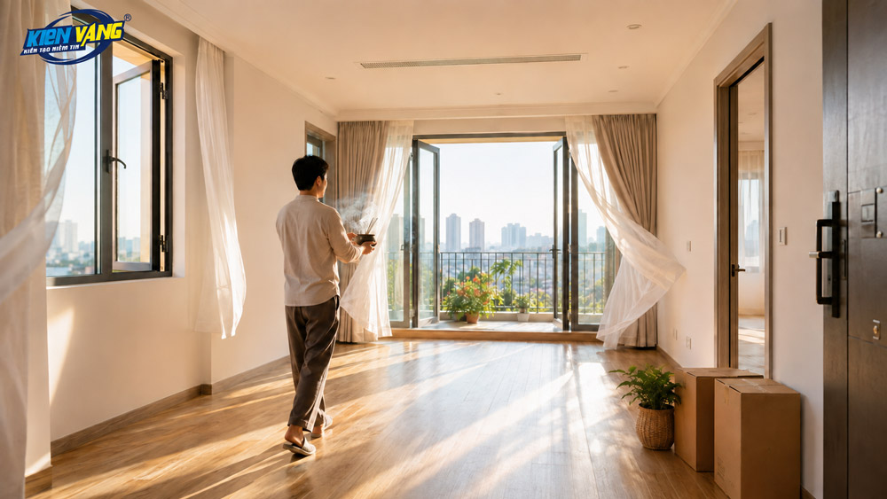 Tẩy uế khi vào nhà mới