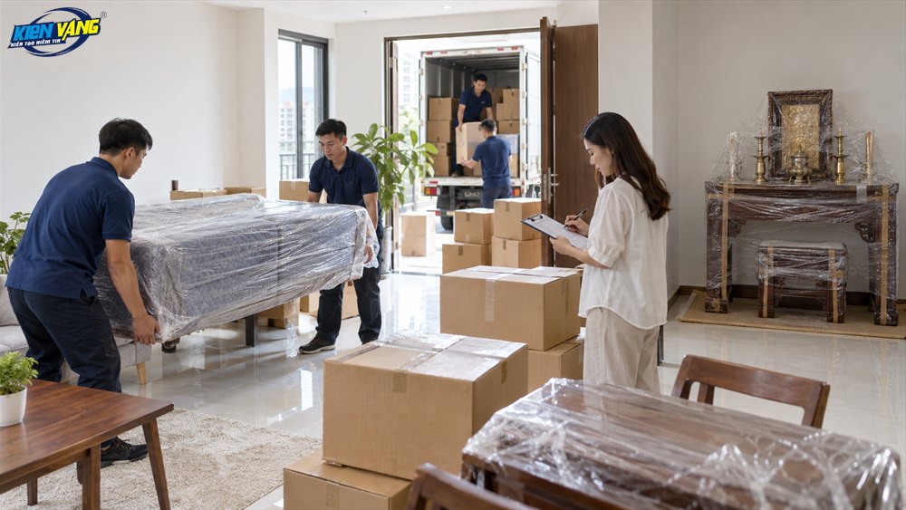 Chuyển đồ trước, nhập trạch sau giúp gia chủ không bị cuống và vướng các vấn đề khác nhau
