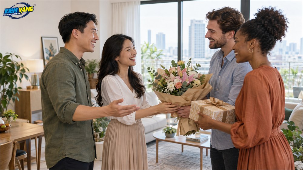 Lời chúc tân gia bằng tiếng Anh cho người nước ngoài