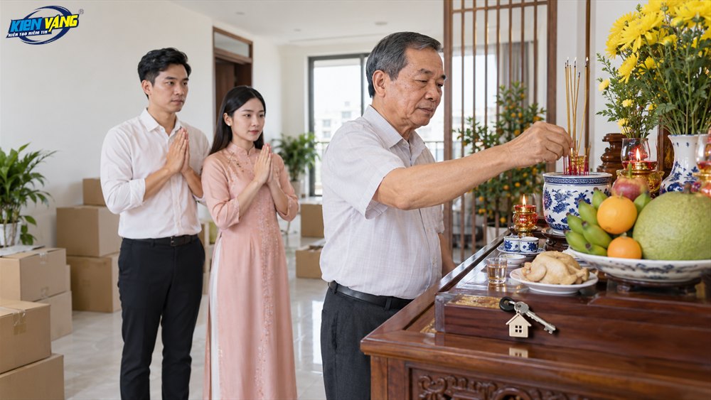 Mượn tuổi làm lễ nhập trạch là một cách tránh kỵ nhật phổ biến tại Việt Nam