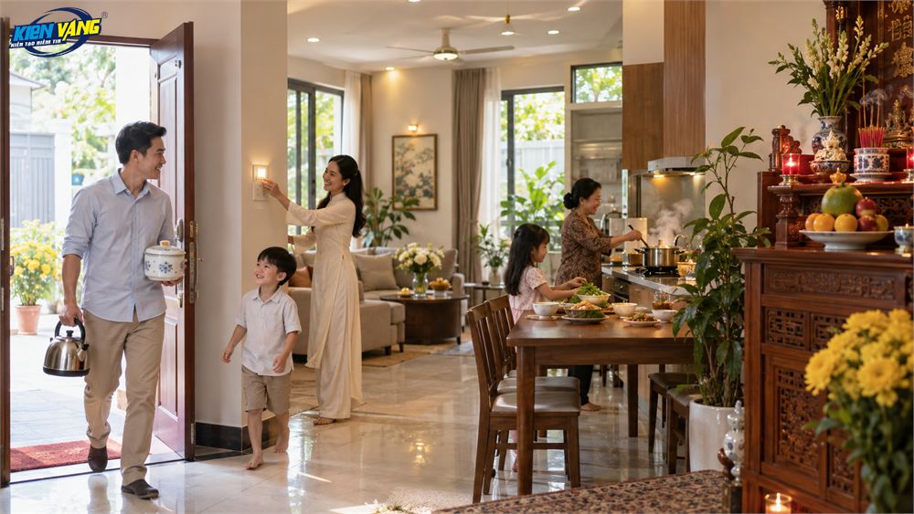 Quy trình 5 bước nhập trạch tiêu chuẩn
